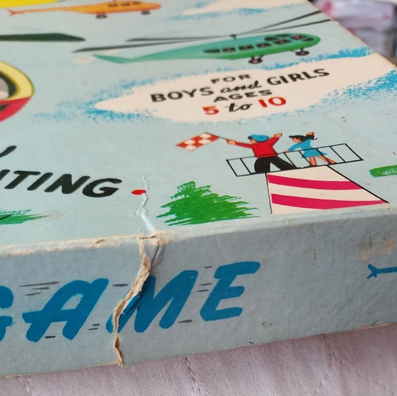 HELICOPTER RACE GAME 1950'S BUILT RITE WARREN Set Number 851 BENIFITS CHARITY - Picture 9 of 9